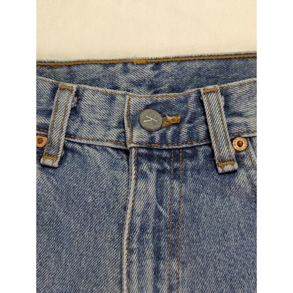 Calvin Klein Size 7 Ankle Jeans 100% Cotton Stone Wash High Rise VTG 90s - Picture 8 of 16